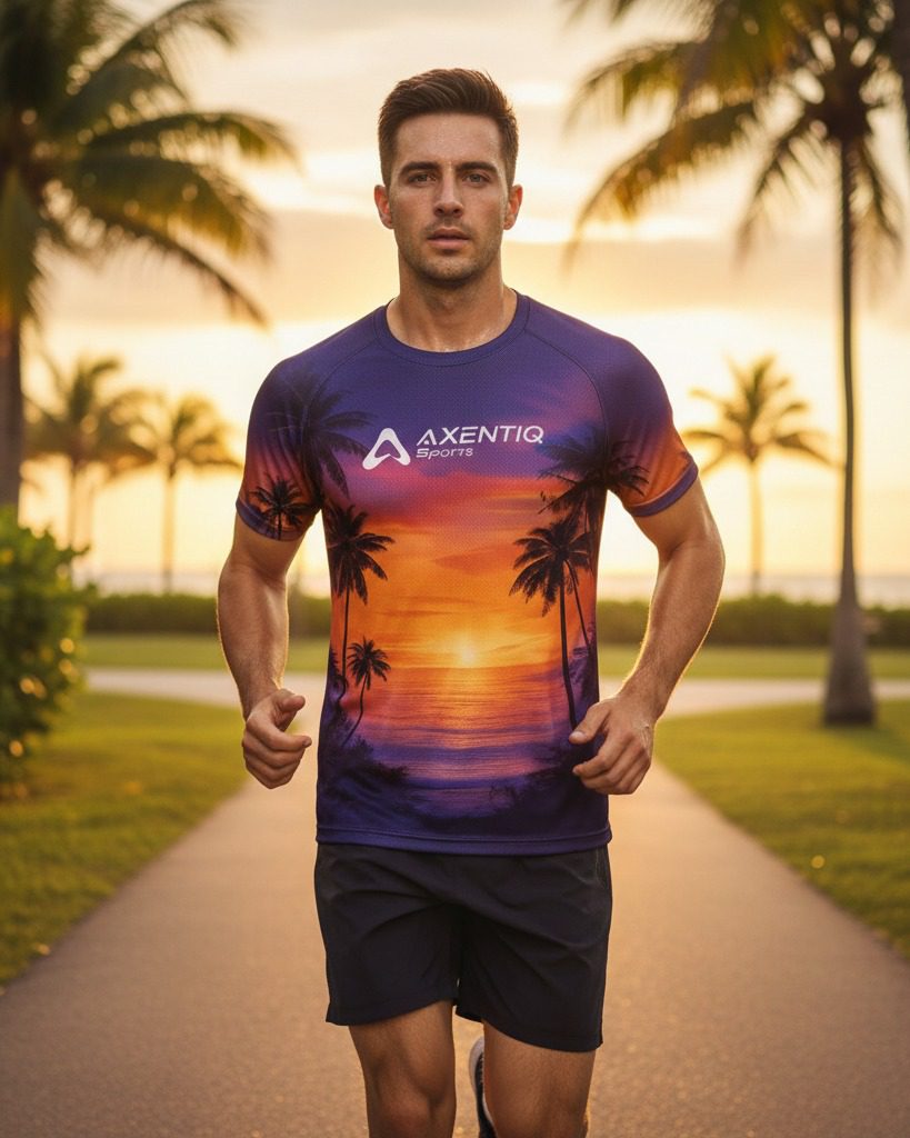 RACE™ Split Tee for men, race-day performance running shirt.